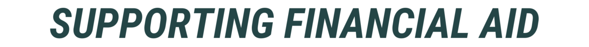 supporting financial aid