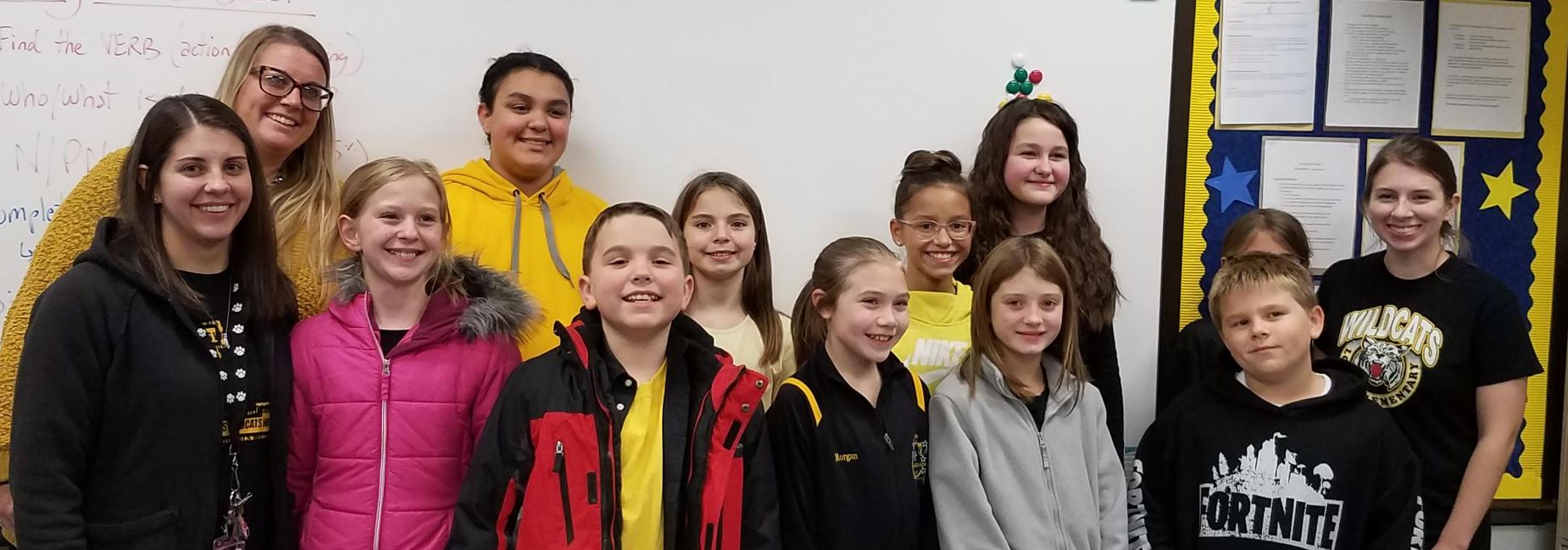 Logan's Reading Competition Team!