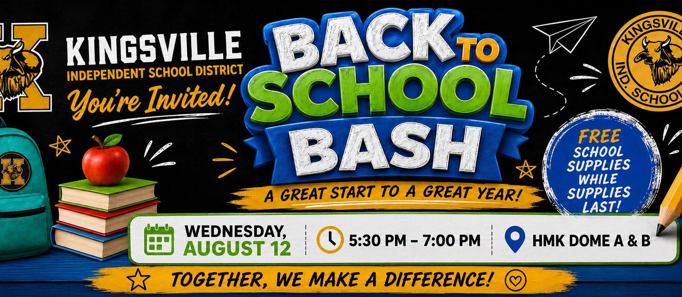 Back to school bash banner