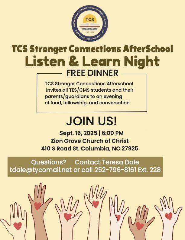 Flyer - Stronger connections night