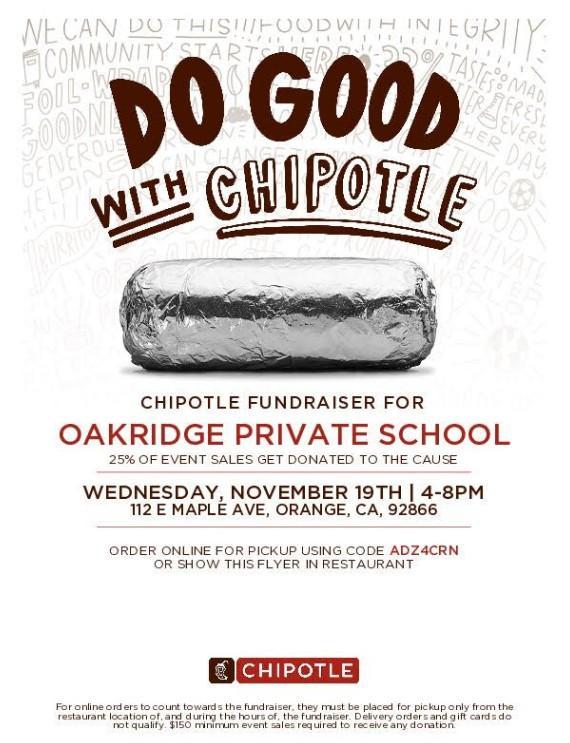 chipotle fundraiser