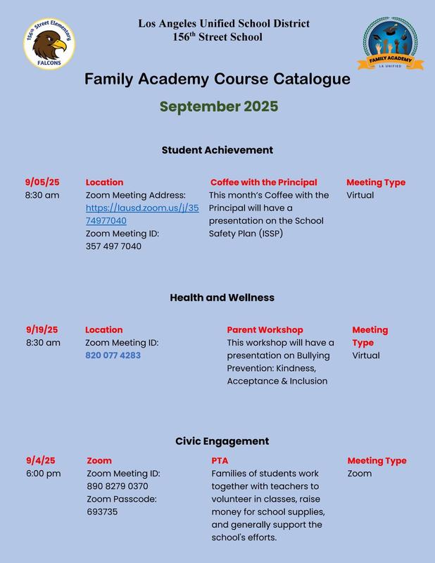 September Course Catalogue