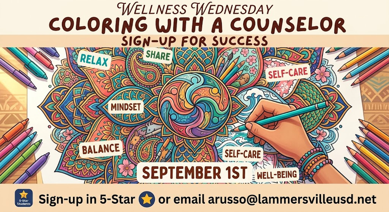 MHHS Wellness Wednesdays - A time to Decompress Featured Photo
