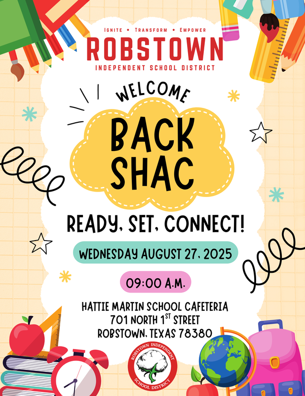Robstown ISD to Host First SHAC Meeting of the Year