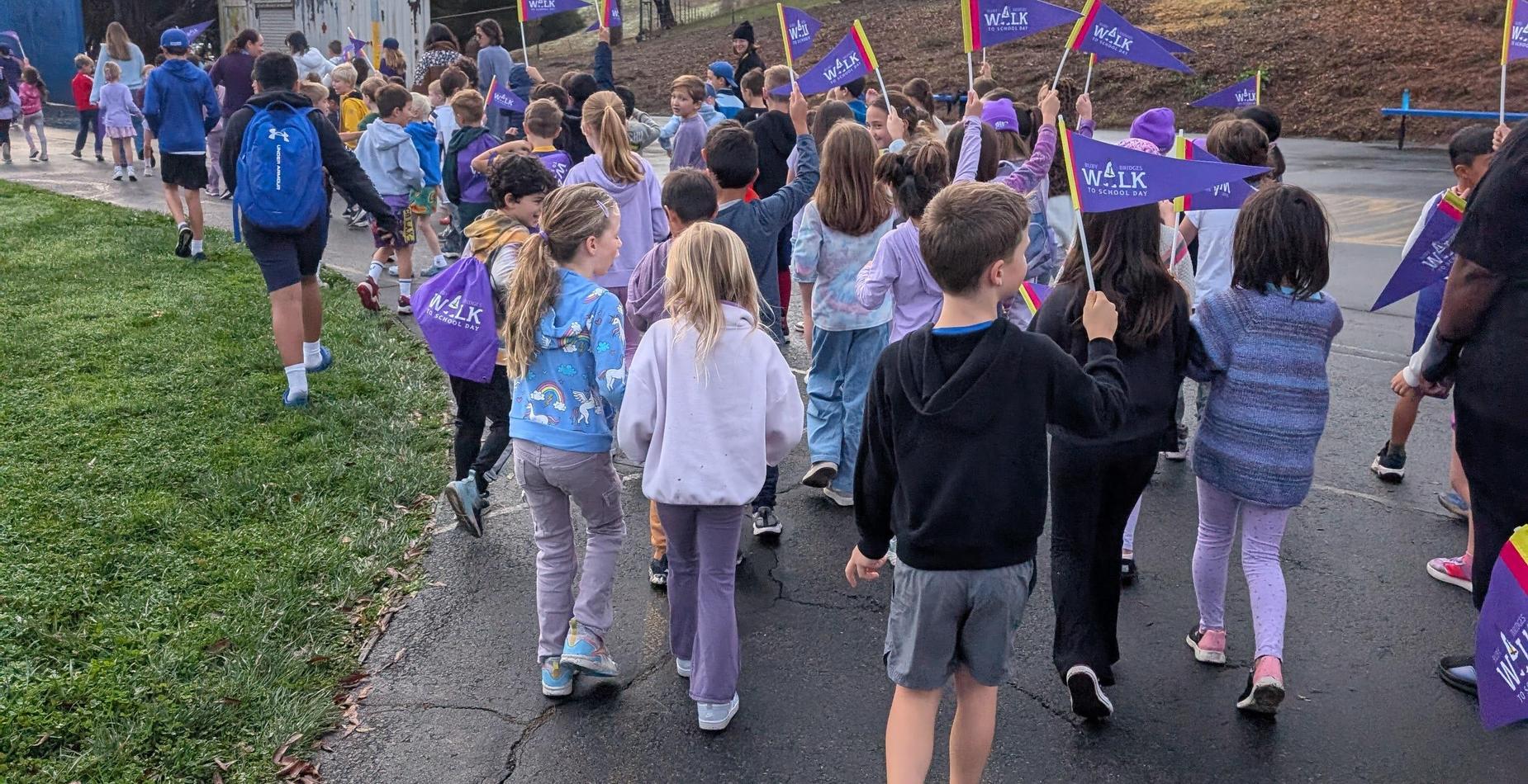 Springhill students walking