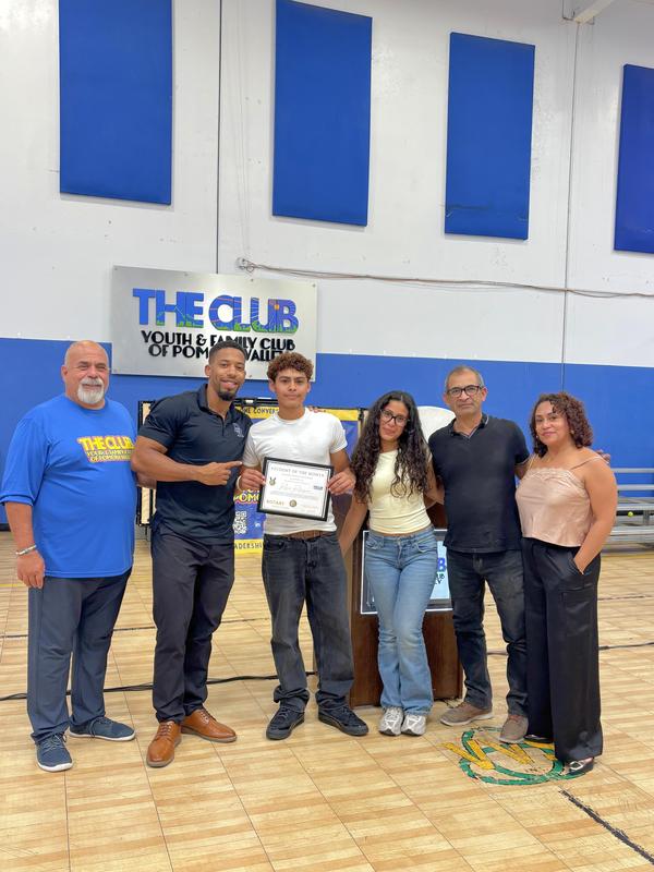 PUSD Students Honored as Rotary Club of Pomona Students of the Month