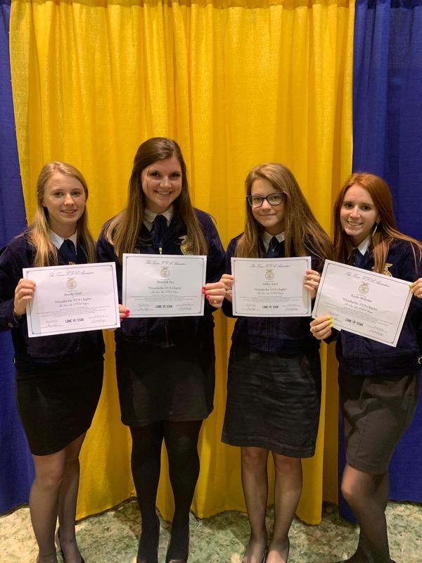 FFA members lone star degree