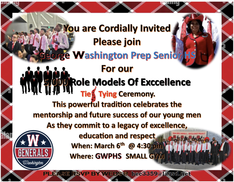 Tie Tying Ceremony Flyer