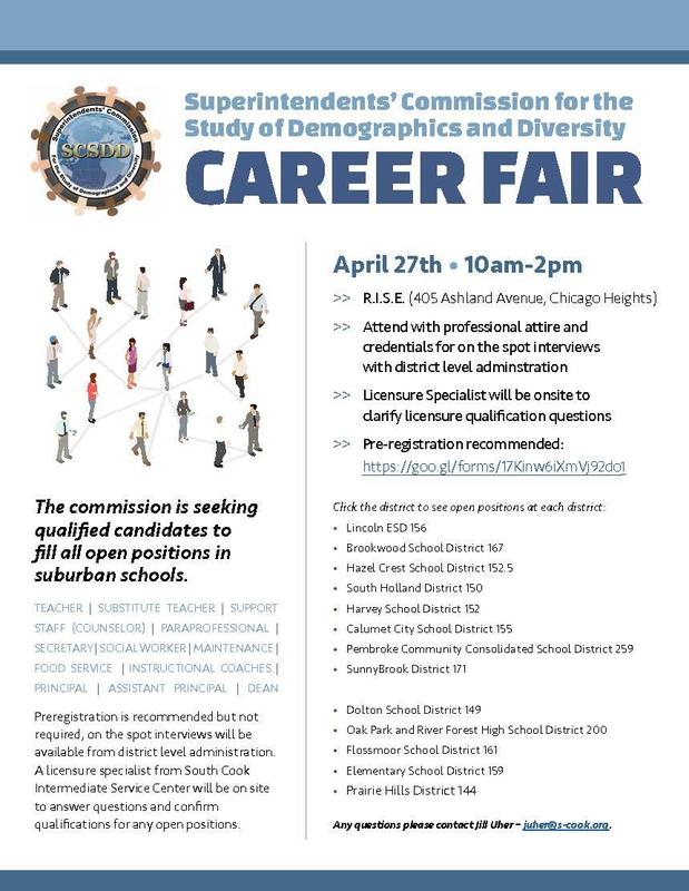 Superintendents’ Commission for the Study of Demographics and Diversity Career Fair Featured Photo