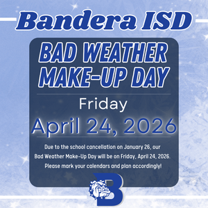 bad weather make up day april 24 2026