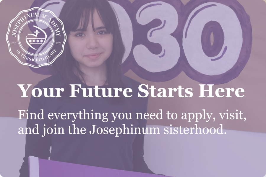 Freshmen infront of 2030 banner