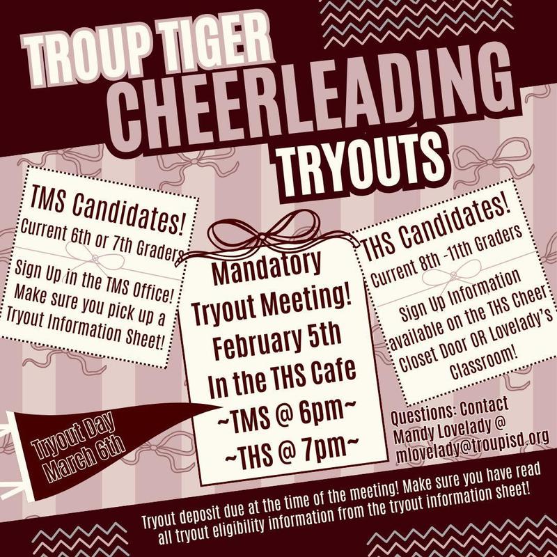 cheer tryouts meeting Feb 5