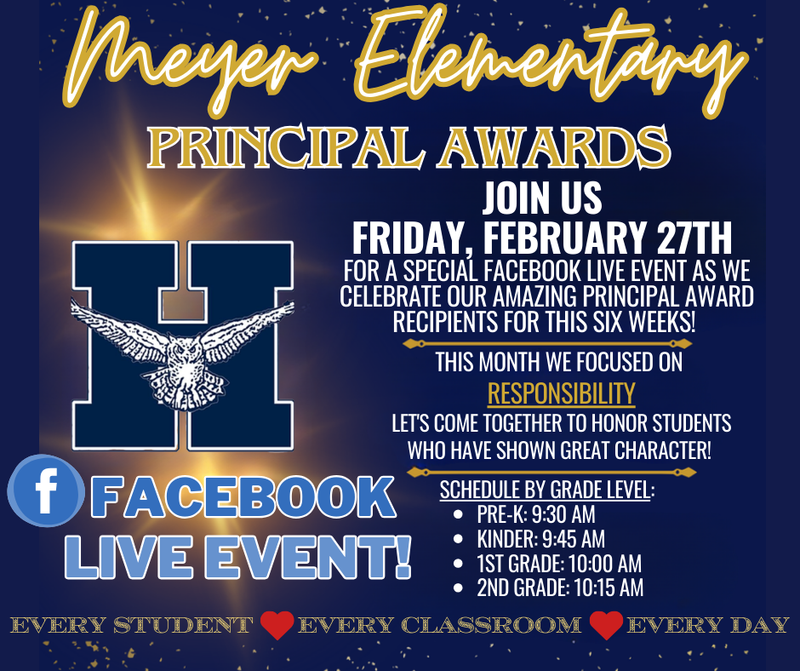 principal awards on feb 27th
