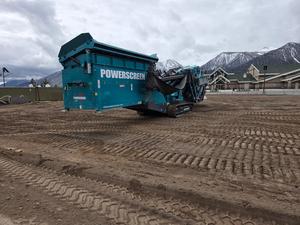 large construction machinery on the MUSD work site