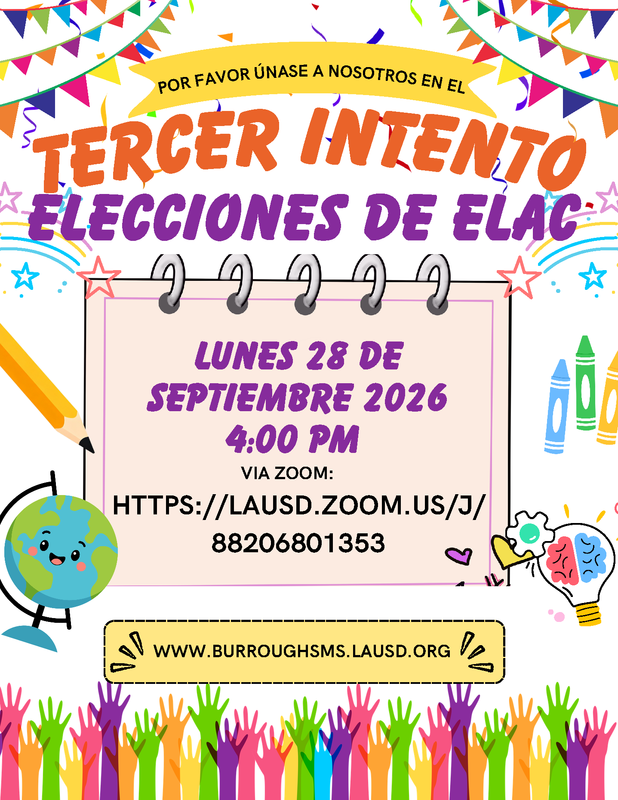3rd Attempt ELAC Elections Monday, September 28, 2026 at 4pm via Zoom_SPN