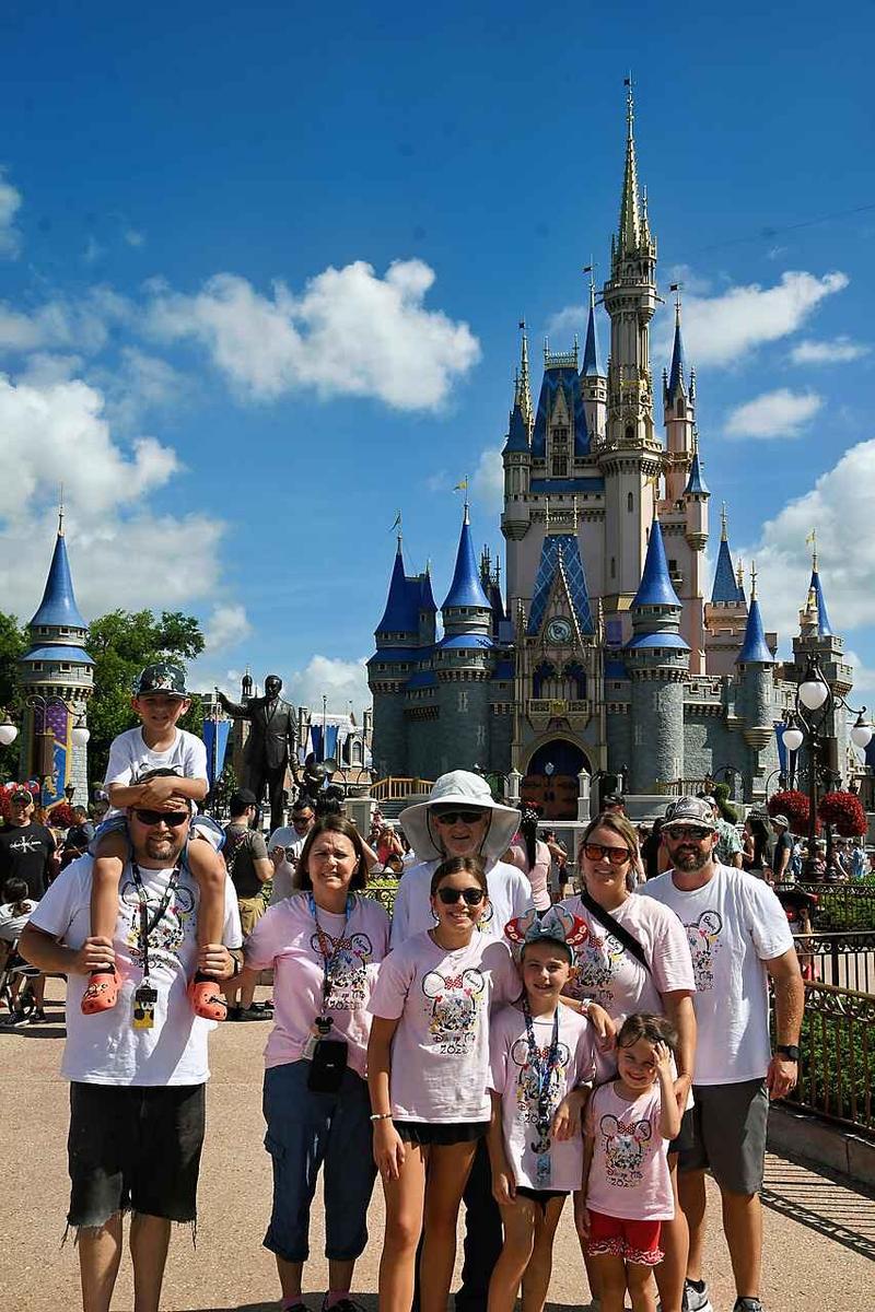 My family at Disney this summer