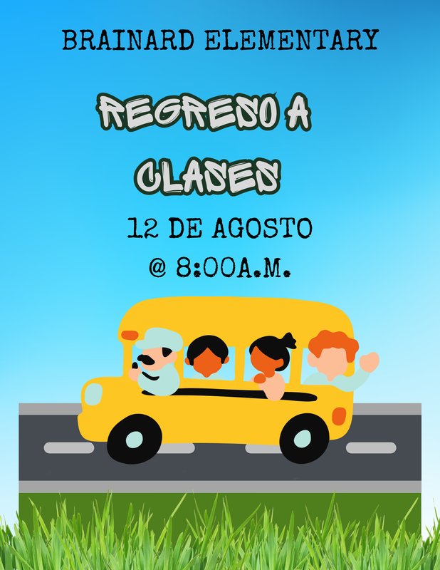 FIRST DAY OF SCHOOL 8/12/26 @ 8AM SPANISH FLYER