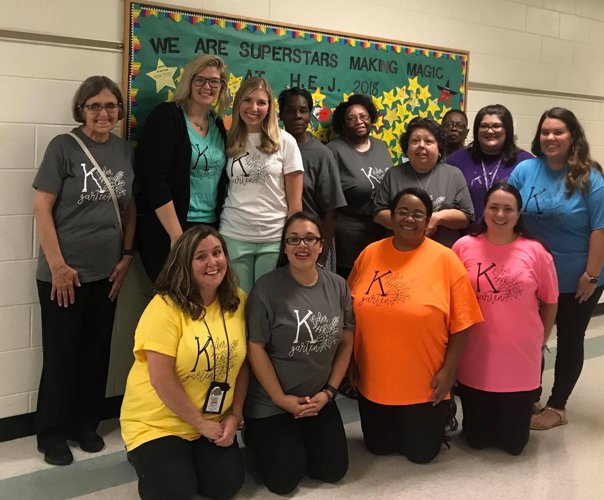 Kindergarten team Kindergarten Harry E. James Elementary School