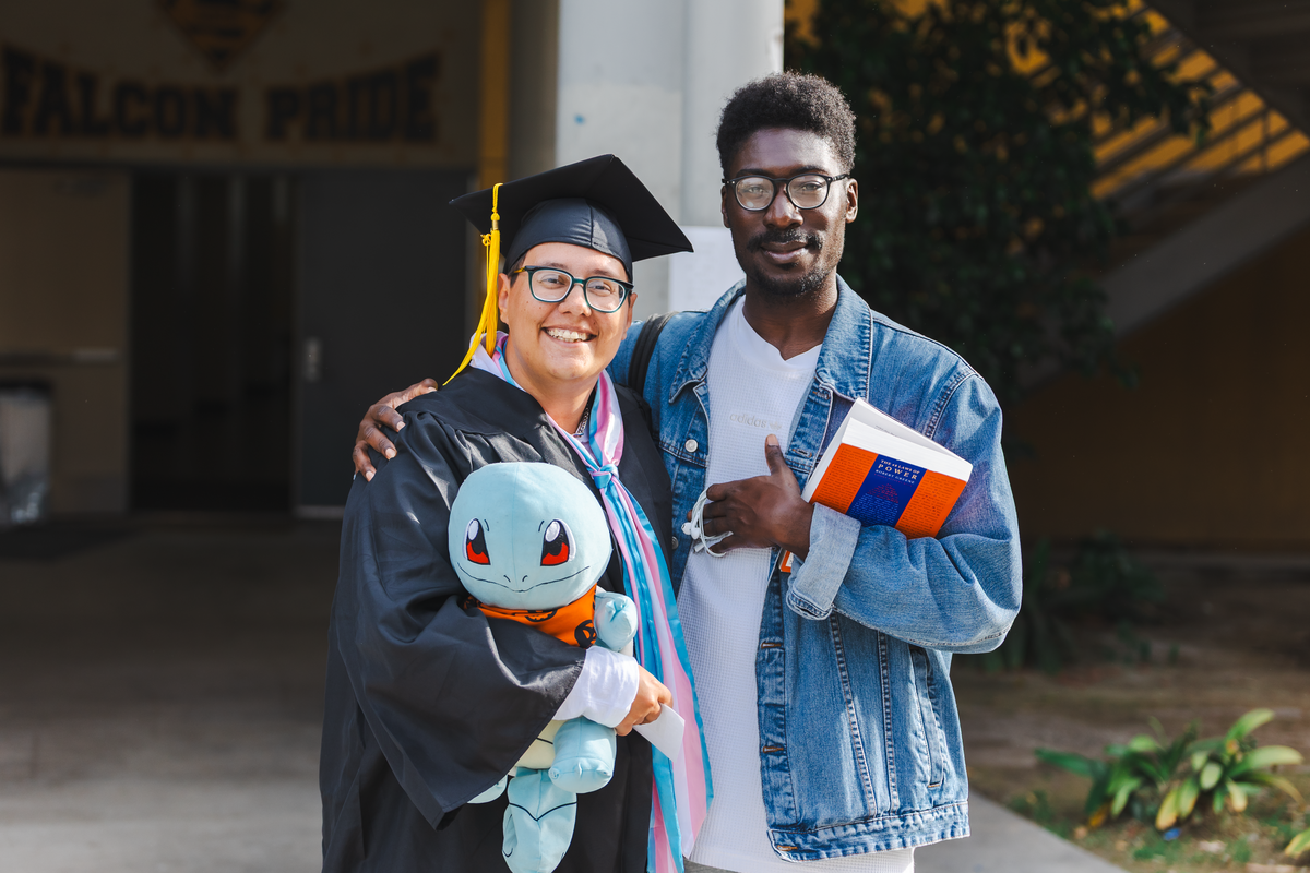 Graduate With Friend