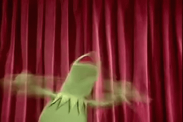 Kermit the Frog being frantic