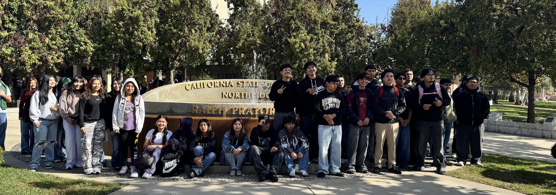 Schoolars visiting CSUN