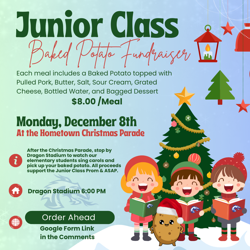 Baked Potato Fundraiser Graphic