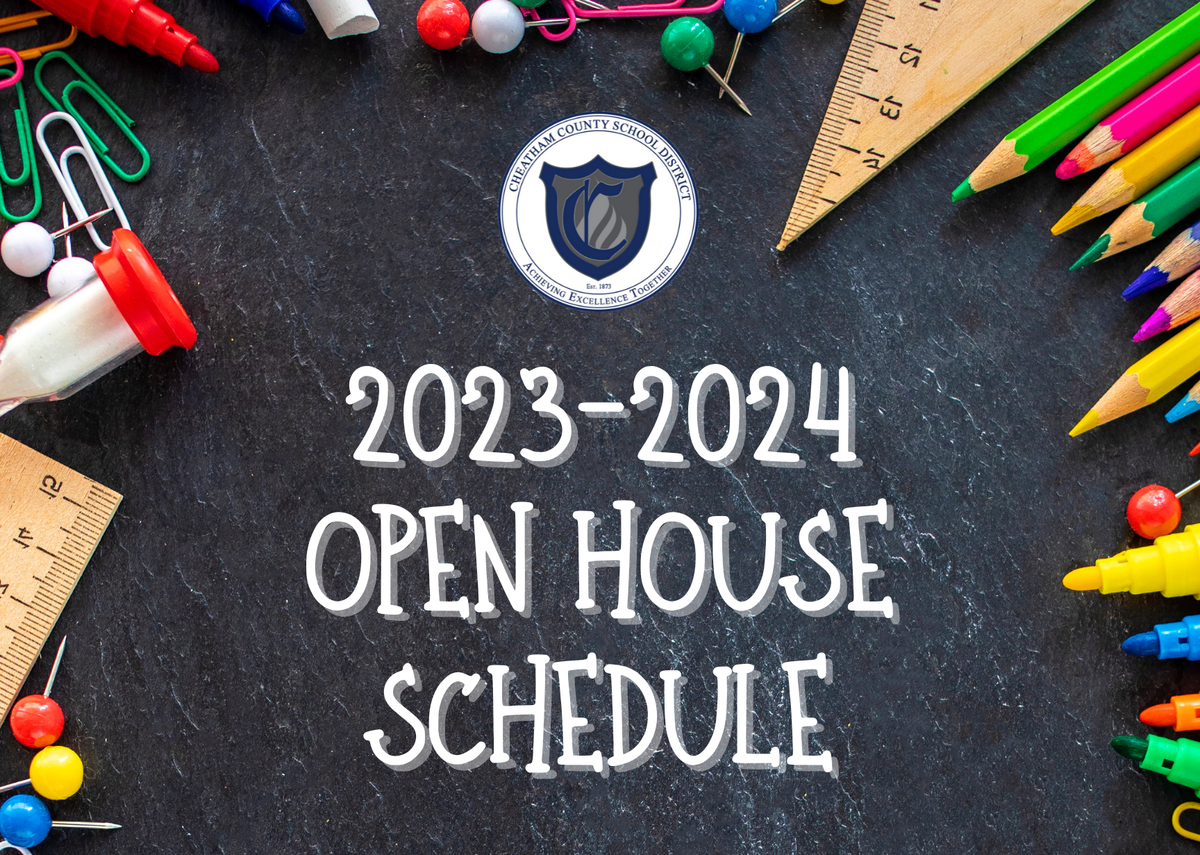 2023-2024 open house schedule | Cheatham County School District