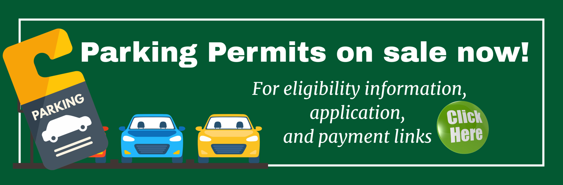 infographic for parking pass information