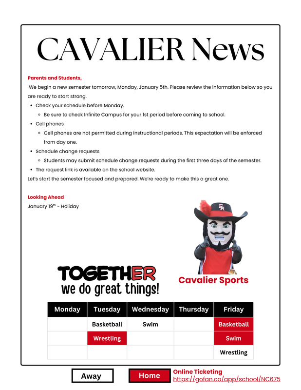 Cavalier News 1-4-26