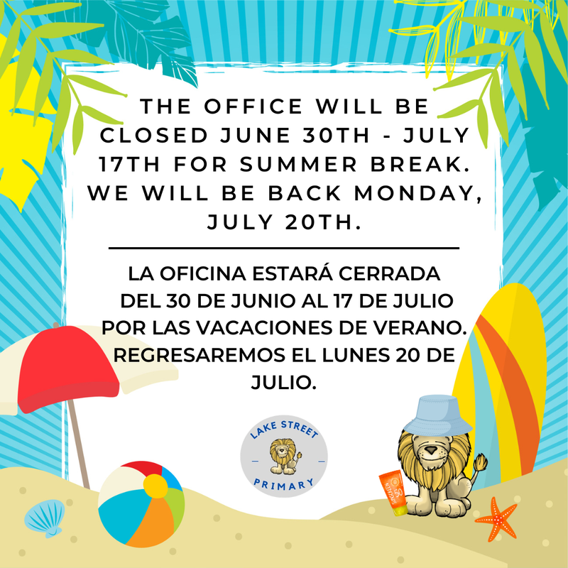 Summer Office Break 2026