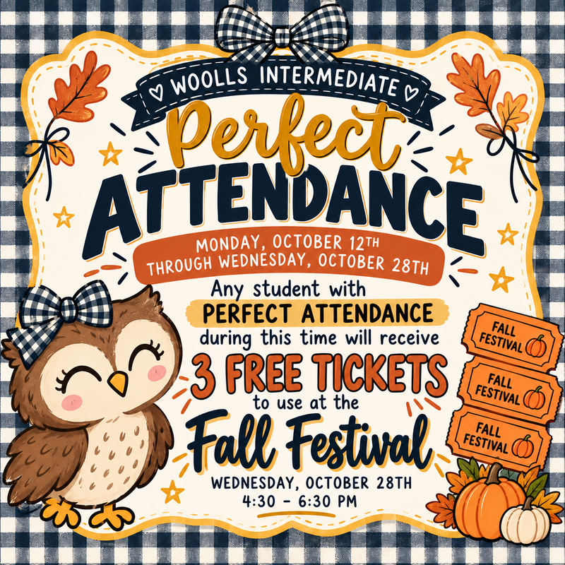 Perfect attendance incentive