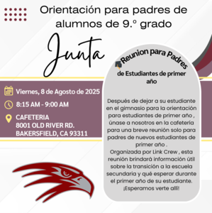 Parent orientation - spanish