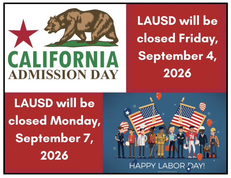 ADMISSION DAY/ LABOR DAY