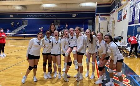 volleyball team - county champs!
