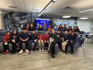 Ms. Maloney Class with Syd Millevoi