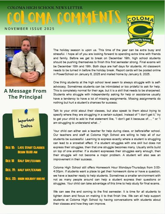 November Newsletter Cover