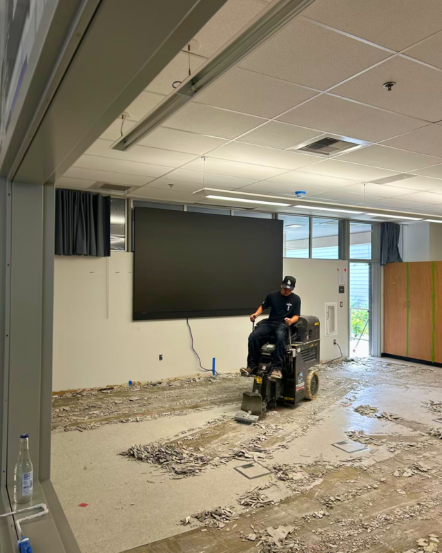 Summer 2025 Construction Updates, Classroom floors