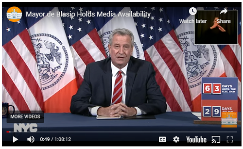 de Blasio screenshot