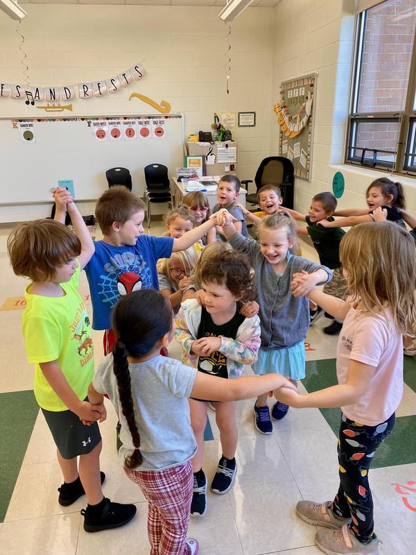 Learning and having fun in music class