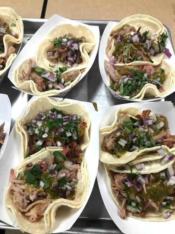 Carnitas street tacos homemade from Nutrition Center
