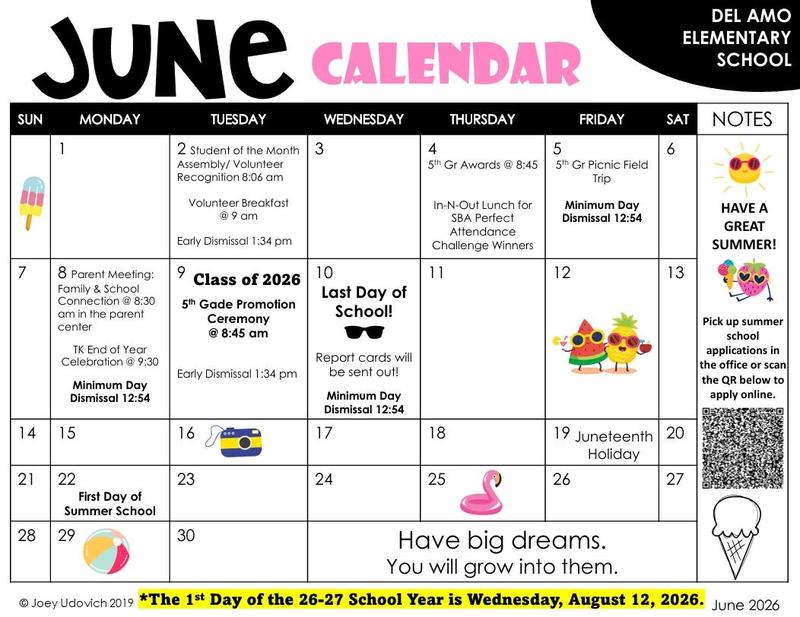 May Calendar