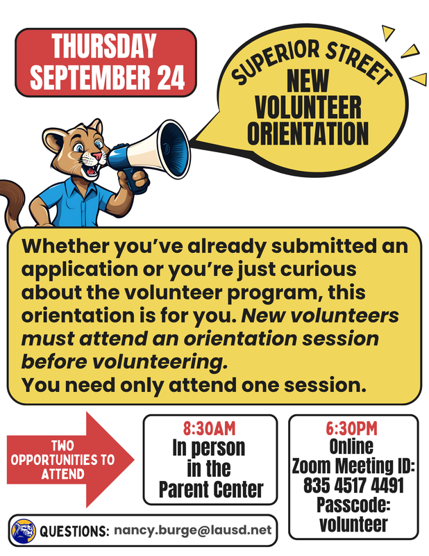 New Volunteer Orientation