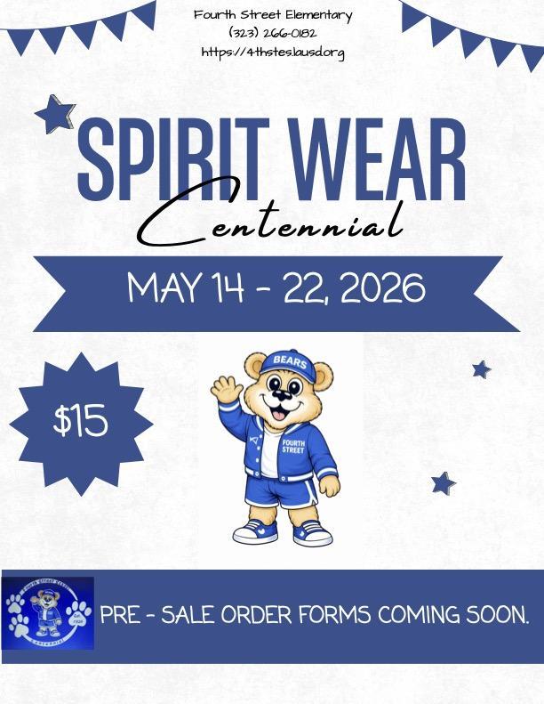 Centennial Spirit Wear Pre Sale