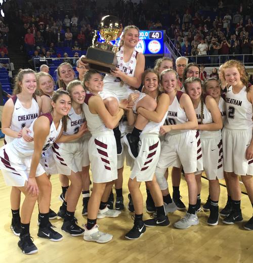 The CCCHS Lady Cubs won the Class AA state basketball championship.