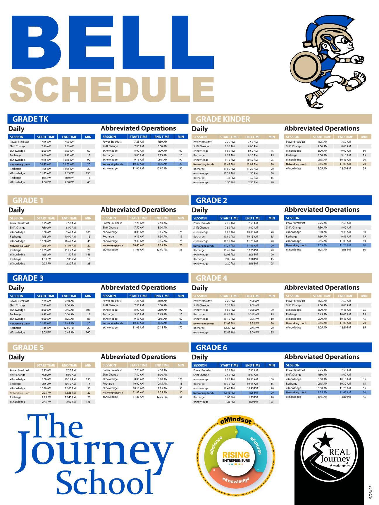 Bell Schedule