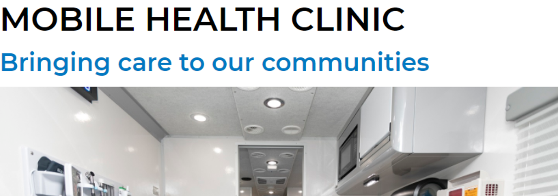 The Salinas Valley Memorial Mobile Health Clinic