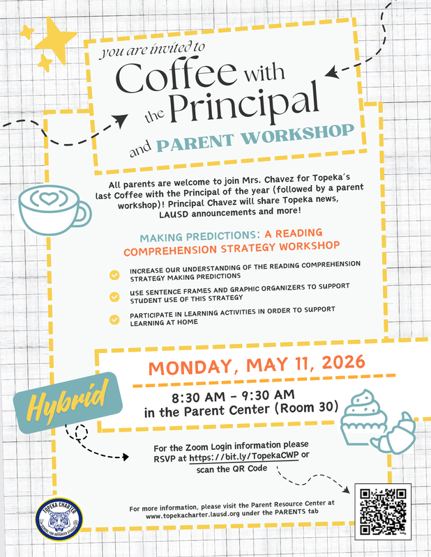 Coffee with the Principal May 2026 Flyer