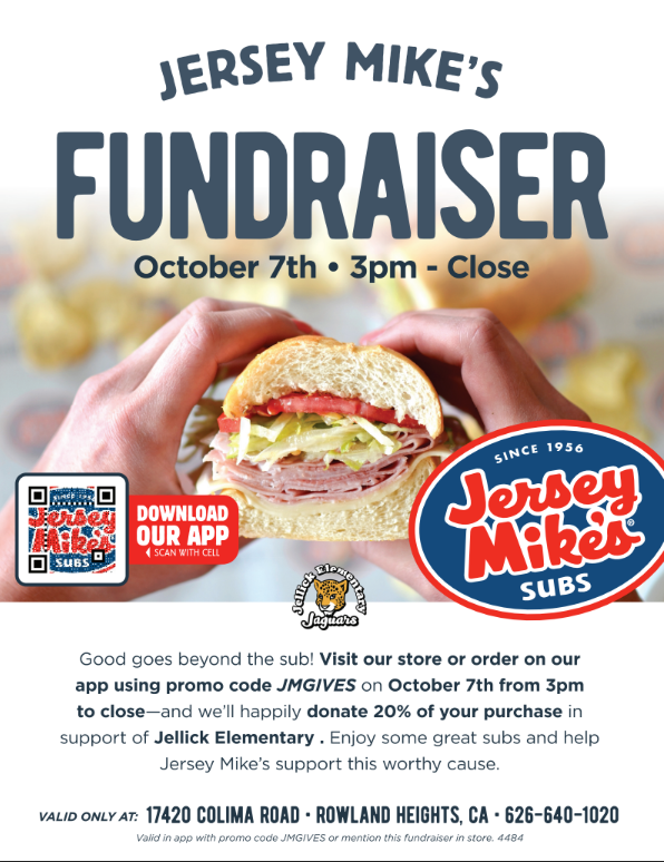 Jersey Mike's Fundraiser
