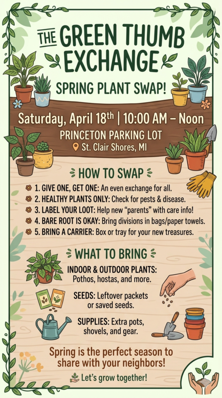 Plant Swap Flyer