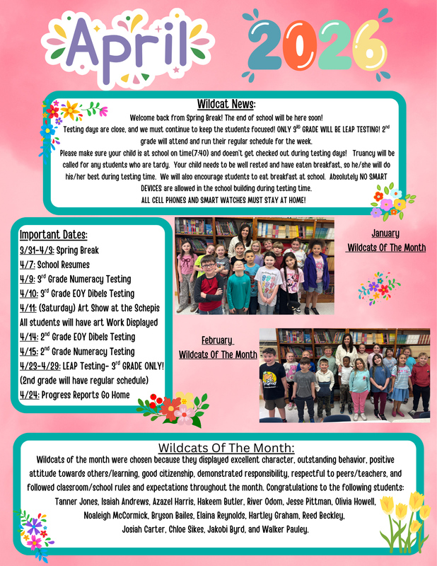 April Newsletter